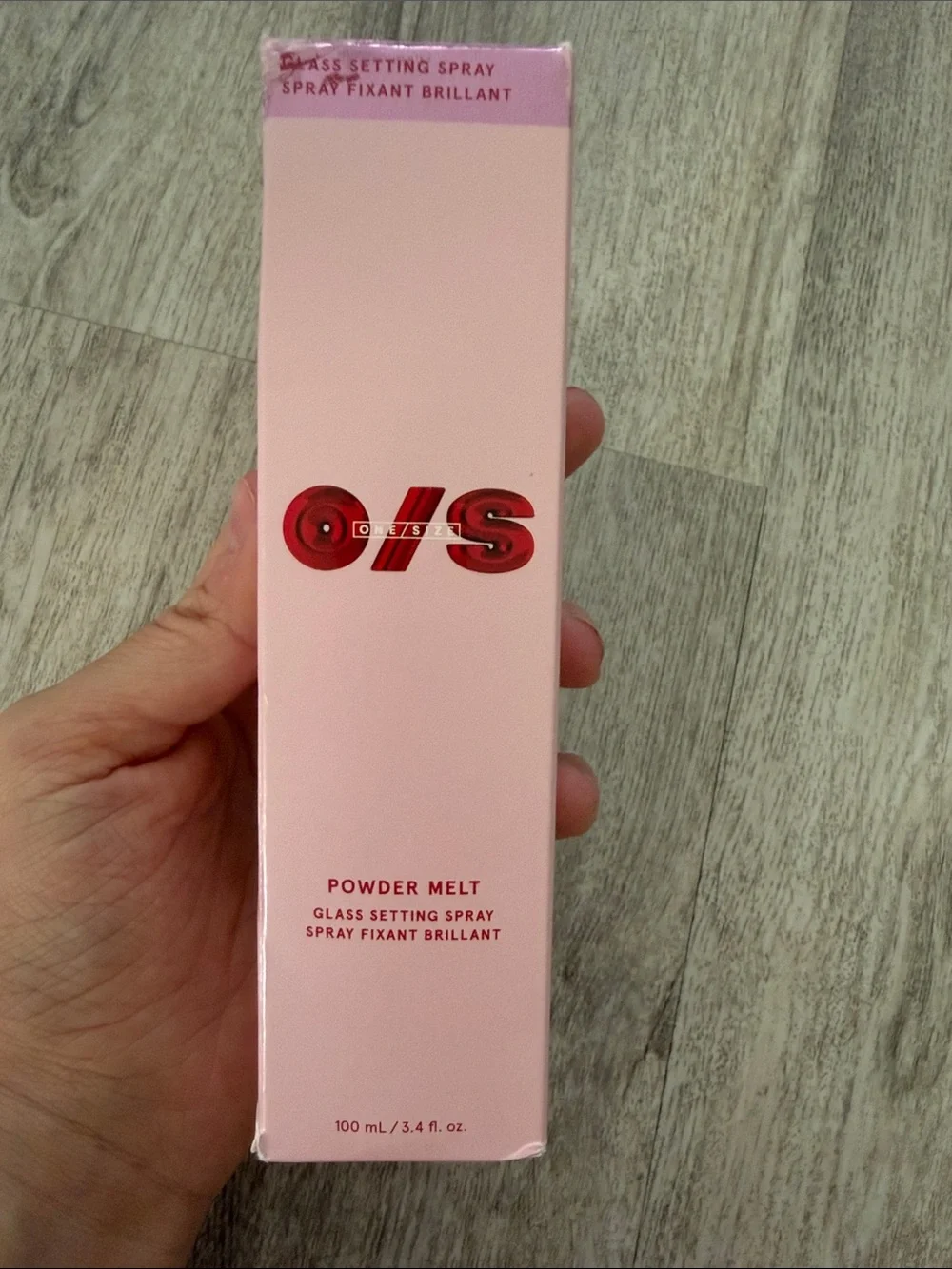 Powder Melt Glass Setting Spray